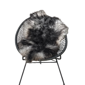 IJslandse schapenvacht - naturel grijs - langharig