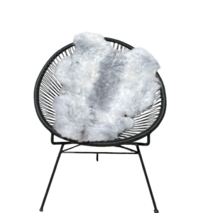 IJslandse schapenvacht - naturel grijs - kortharig