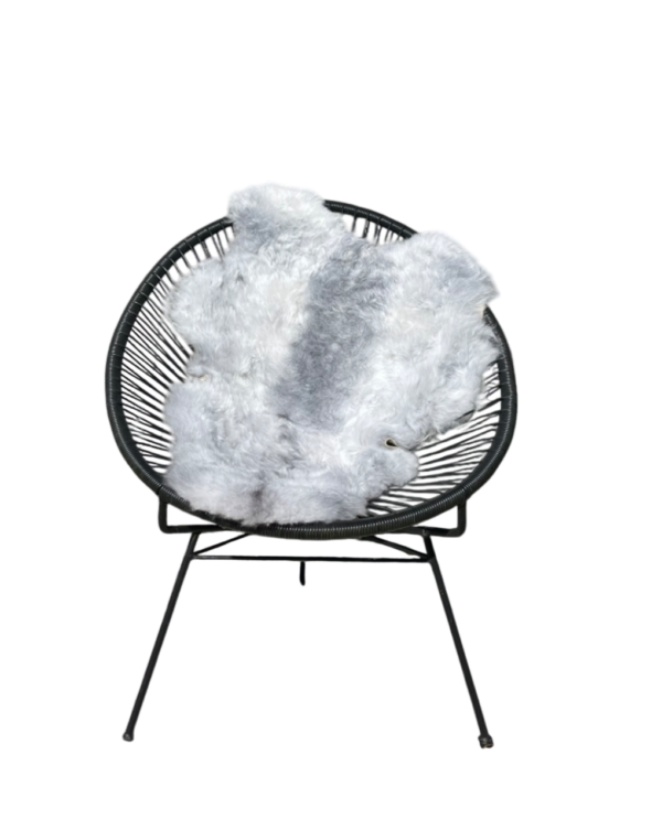 IJslandse schapenvacht - naturel grijs - kortharig