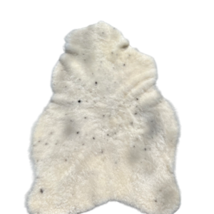IJslandse schapenvacht - naturel gespot - kortgeschoren