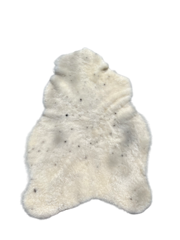 IJslandse schapenvacht - naturel gespot - kortgeschoren