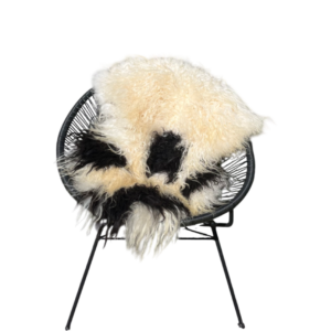 IJslandse schapenvacht - naturel gespot - langharig