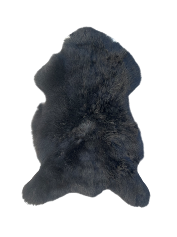 Lamsvel - naturel zwart- maat V