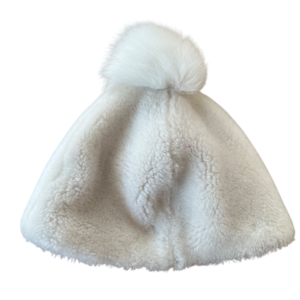 Muts - schapenvacht - Owen barry - wit