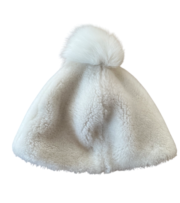 Muts - schapenvacht - Owen barry - wit
