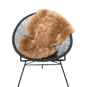 IJslandse schapenvacht - Camel gekleurd - kortharig