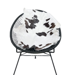 Kalfsvel- wit/zwart gevlekt