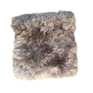 Stoelpad -  gekleurd taupe - 35x35cm