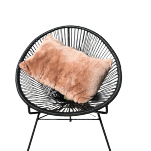 Kussen Konijnenvel-  gekleurd camel - 40x60