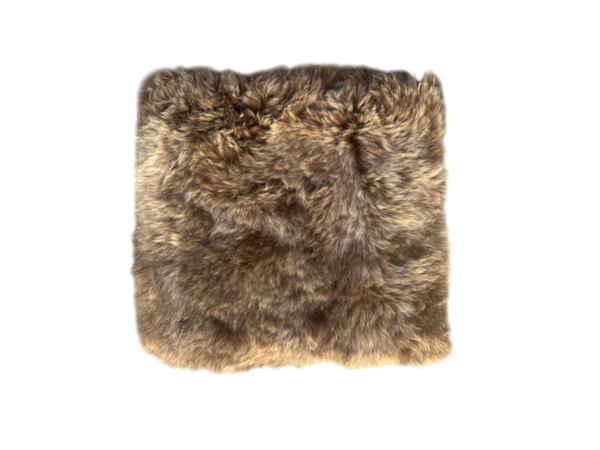 Stoelpad -  gekleurd koperkleur - 35x35cm