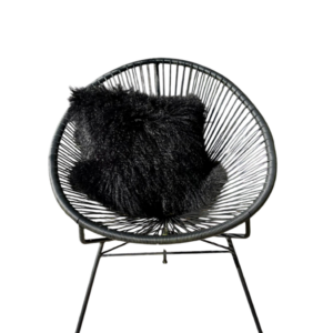 Kussen Tibetaans zwart gekleurd 50x50