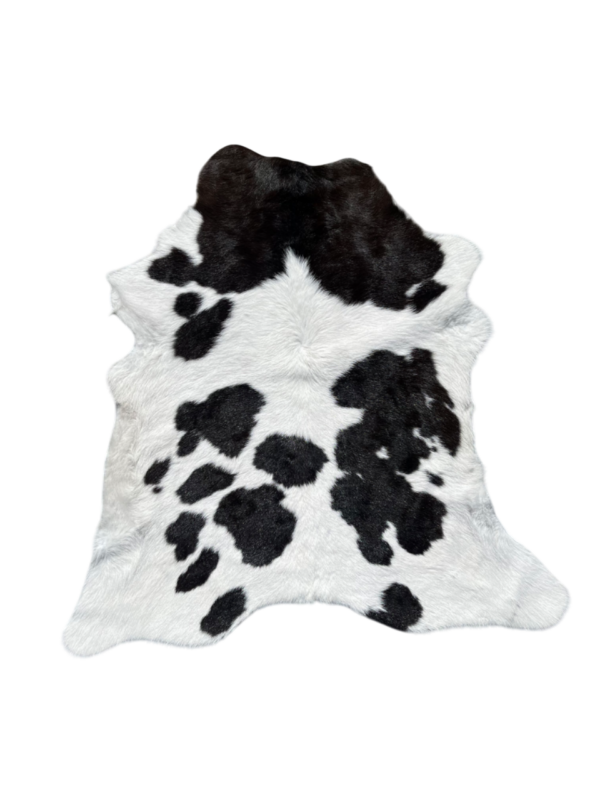 Kalfsvel- zwart/wit gevlekt