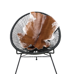 Kalfsvel- bruin/wit gespikkeld