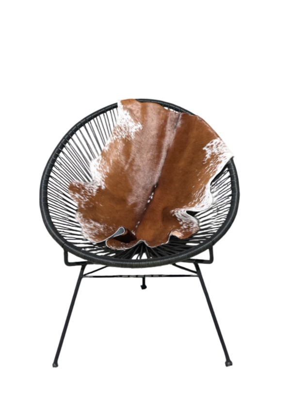 Kalfsvel- bruin/wit gespikkeld