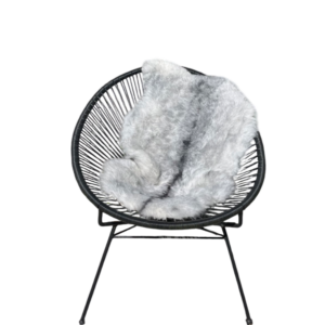 IJslandse schapenvacht - naturel grijs - kortharig