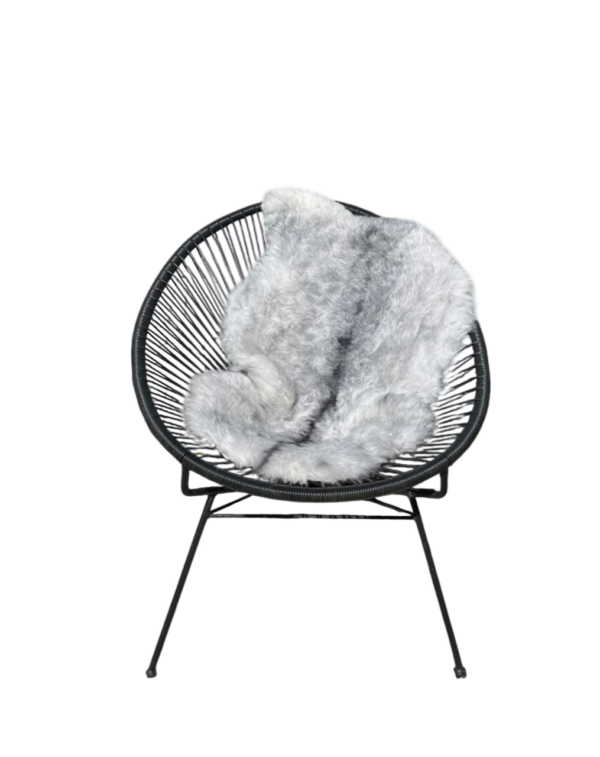 IJslandse schapenvacht - naturel grijs - kortharig