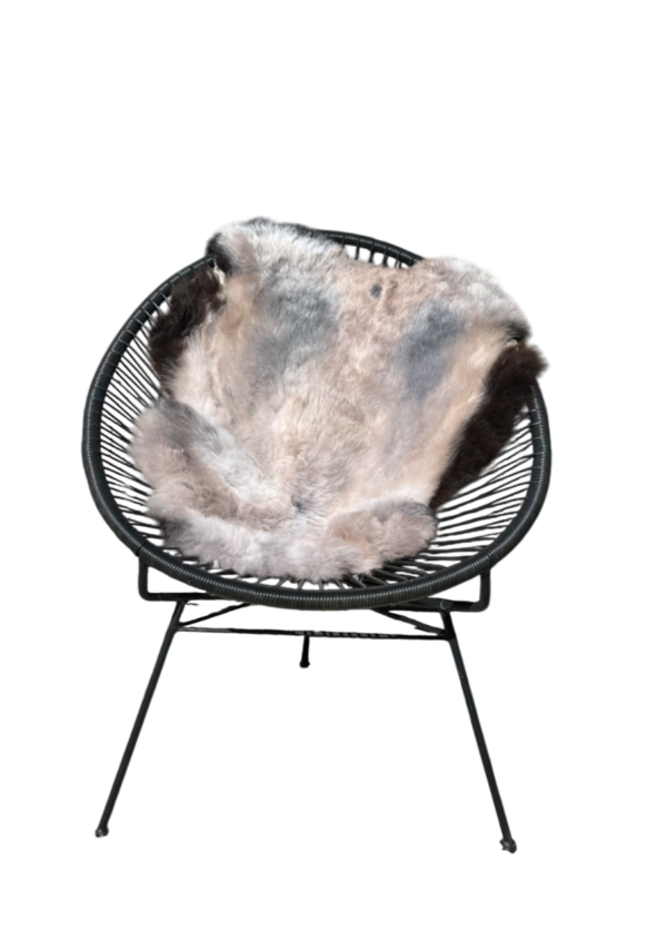 IJslandse schapenvacht - naturel mélange - kortharig