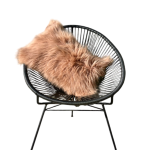 Kussen Geitenvel-  gekleurd camel - 40x60