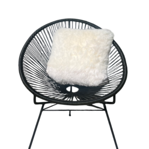 Kussen IJslands wit kortharig 50x50