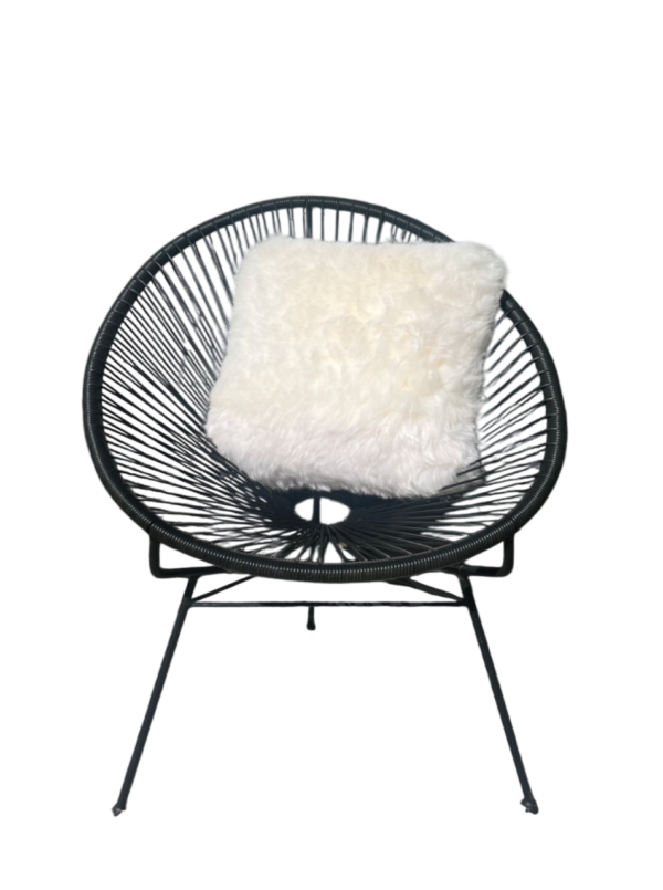 Kussen IJslands wit kortharig 50x50