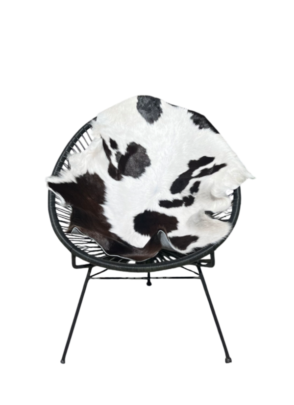 Kalfsvel- wit/zwart gevlekt