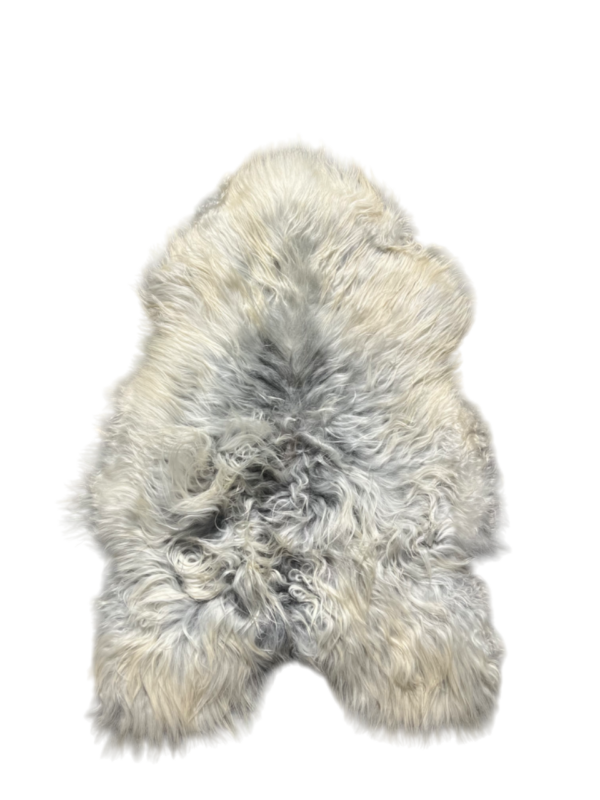 IJslandse schapenvacht - naturel grijs - langharig