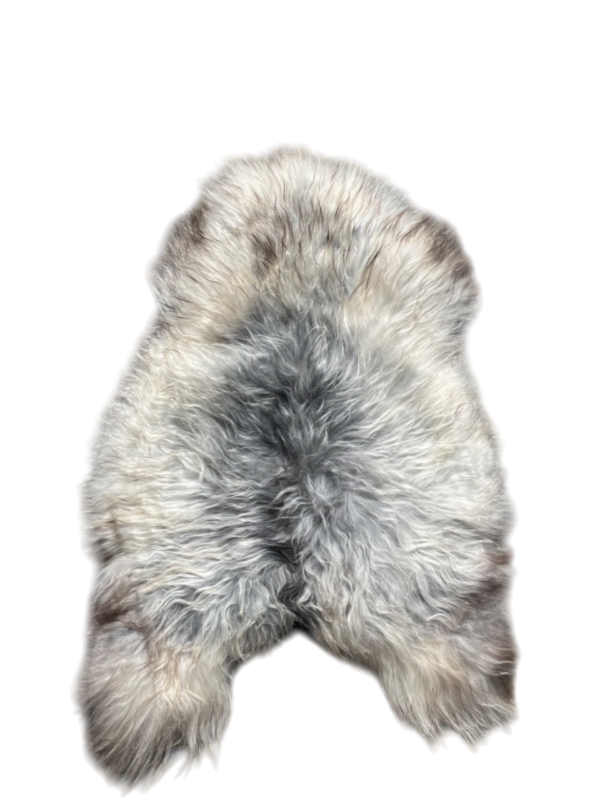 IJslandse schapenvacht - naturel grijs - langharig