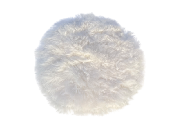 Stoelpad -  wit rond