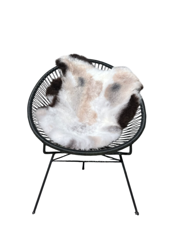 IJslandse schapenvacht - naturel mélange - kortharig