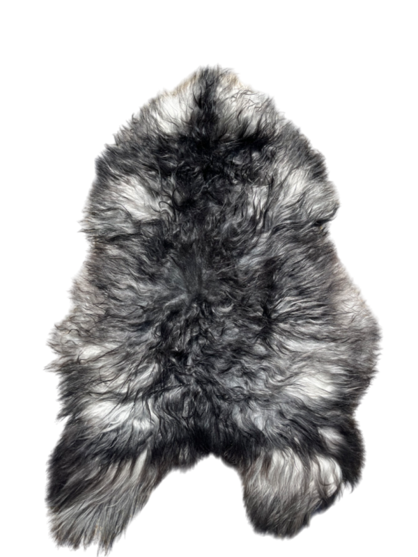 IJslandse schapenvacht - naturel grijs - langharig