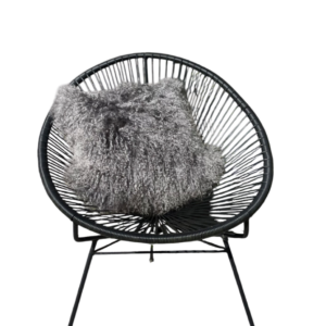 Kussen Tibetaans grijs gekleurd 50x50