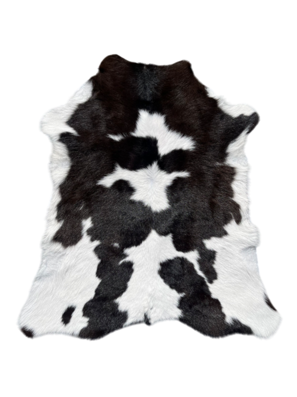 Kalfsvel- zwart/wit gevlekt