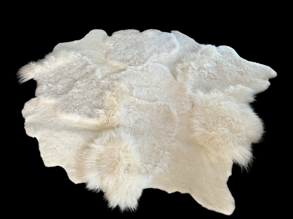 Handgenaaid patchwork tapijt -White- 3 lengtes - 200x180cm