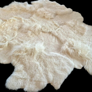 Handgenaaid patchwork tapijt -White- 3 lengtes - 210x180cm