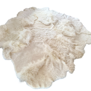 Handgenaaid patchwork tapijt -White- 3 lengtes - 220x240cm